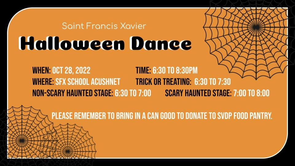 SFXHD2022 POSTER (2) Saint Francis Xavier Elementary School