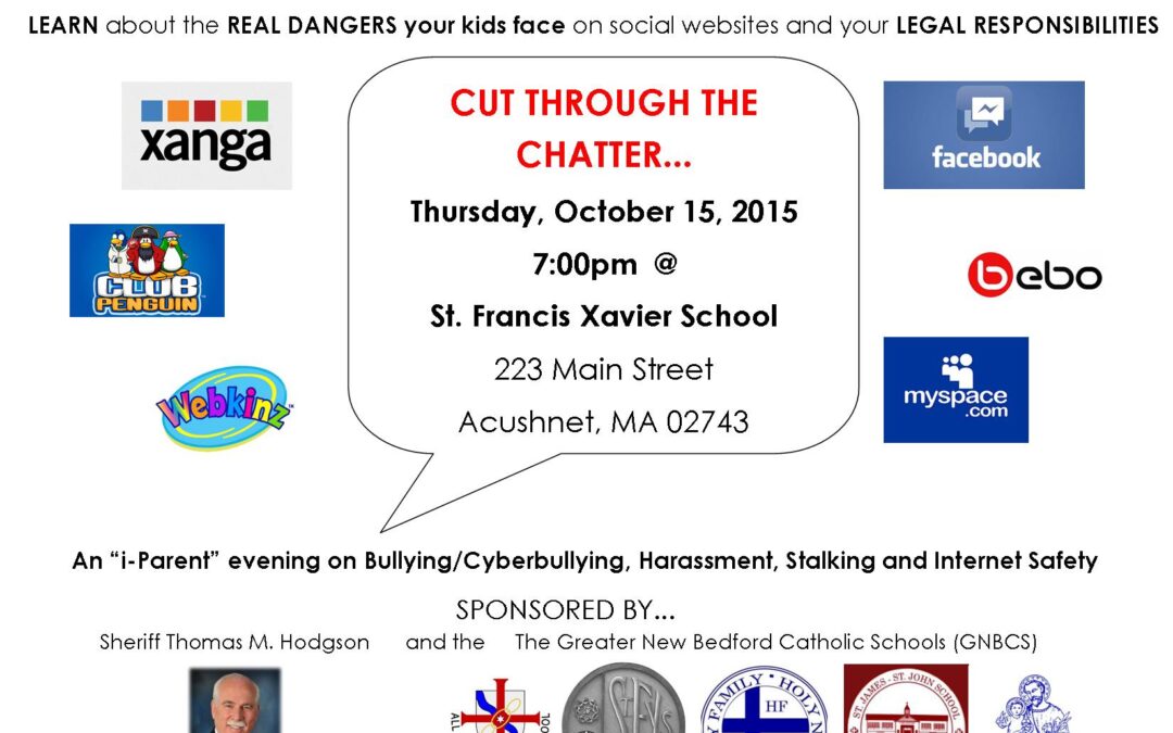 Parent Internet Safety Presentation–Thursday, Oct 15