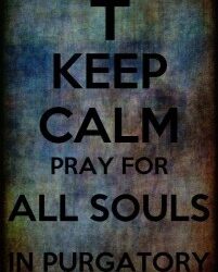 November All Soul’s prayer intentions