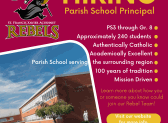 Become our parish school principal!